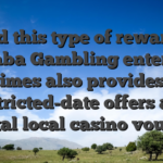 And this type of rewards, Chumba Gambling enterprise sometimes also provides aside restricted-date offers and societal local casino vouchers