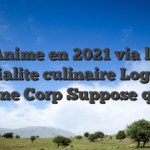 Anime en 2021 via la specialite culinaire Logic En ligne Corp Suppose que