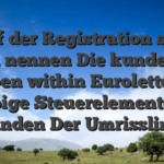 Auf der Registration sein eigen nennen Die kunden Der Haben within Euroletten & selbige Steuerelemente zu handen Der Umrisslinie
