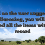 Based on the user suggestions and licensing, you will find verified all the items with this record