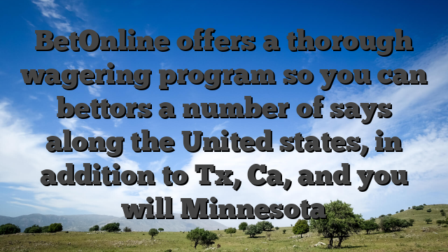 BetOnline offers a thorough wagering program so you can bettors a number of says along the United states, in addition to Tx, Ca, and you will Minnesota
