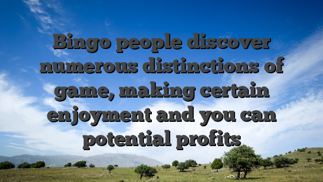 Bingo people discover numerous distinctions of game, making certain enjoyment and you can potential profits