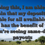 By doing this, I am able to be certain that my deposits are eligible for all available free spins has the benefit of when you’re seeing same-day payouts
