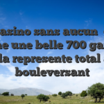 Cet casino sans aucun   cible comme une belle 700 gaming, et cela represente total ainsi bouleversant