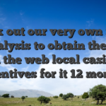 Check out our very own range of analysis to obtain the ideal on the web local casino incentives for it 12 months