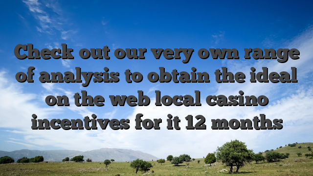 Check out our very own range of analysis to obtain the ideal on the web local casino incentives for it 12 months