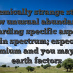 Chemically strange stars show unusual abundances regarding specific aspects within spectrum; especially chromium and you may rare earth factors