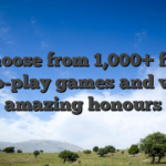 Choose from 1,000+ fun free-to-play games and victory amazing honours