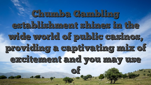 Chumba Gambling establishment shines in the wide world of public casinos, providing a captivating mix of excitement and you may use of