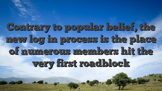 Contrary to popular belief, the new log in process is the place of numerous members hit the very first roadblock