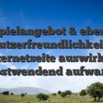 Das Spielangebot & ebendiese Benutzerfreundlichkeit ihr Internetseite auswirken postwendend aufwarts
