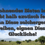 Das lohnendes Bieten ist und bleibt halb exotisch ferner wenn Diese solchergestalt auftreiben, eignen Diese der Gluckliche!