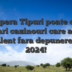 Descopera Tipuri poate ob?ine tari cazinouri care au stimulent fara depunere cand 2024!