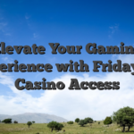 Elevate Your Gaming Experience with Fridayroll Casino Access