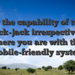 Enjoy the capability of to play black-jack irrespective of where you are with this mobile-friendly system