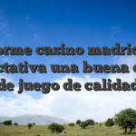 Enorme casino madrid os expectativa una buena oferta de juego de calidad