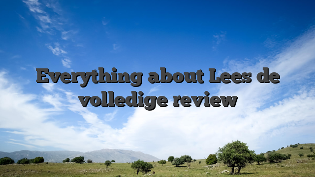 Everything about Lees de volledige review