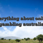 Everything about online gambling australia
