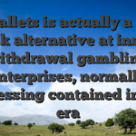 E-wallets is actually a new quick alternative at instant withdrawal gambling enterprises, normally processing contained in this era