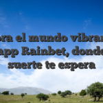Explora el mundo vibrante de la app Rainbet, donde la suerte te espera