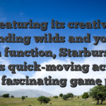 Featuring its creative expanding wilds and you can respin function, Starburst now offers quick-moving actions and fascinating game play