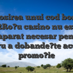 Folosirea unui cod bonus 32Ro?u casino nu este neaparat necesar pentru pentru a dobande?te aceasta promo?ie