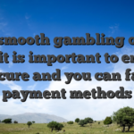 For a smooth gambling on line feel, it is important to ensure secure and you can fast payment methods