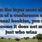 From the layer most of the results of a conference across additional bookies, you secure an income it does not matter just who wins
