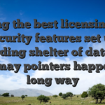 Getting the best licensing and security features set up regarding shelter of data and you may pointers happens a long way