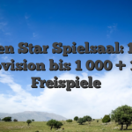 Golden Star Spielsaal: 100% Provision bis 1 000 + 100 Freispiele