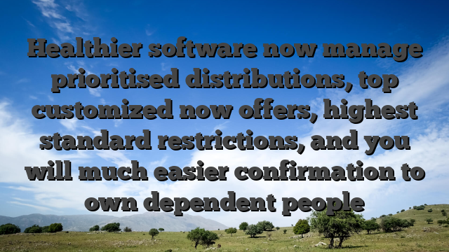 Healthier software now manage prioritised distributions, top customized now offers, highest standard restrictions, and you will much easier confirmation to own dependent people
