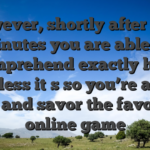 However, shortly after pair minutes you are able to comprehend exactly how effortless it�s so you’re able to play and savor the favorites online game