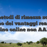 I metodi di rimessa sono taluno dei vantaggi reali dei casino online non AAMS