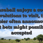 If baseball enjoys a couple revolutions to visit, the croupier often announce one to not bets might possibly be accepted