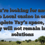 If you’re looking for another Crypto Local casino in order to complete Yay’s space, you simply will not remain instead solutions