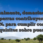 Igualmente, demasiadas tragaperras contribuyen en el 500% para cumplir con los requisitos sobre puesta