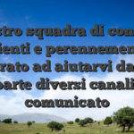 Il nostro squadra di controllo clienti e perennemente preparato ad aiutarvi da parte a parte diversi canali di comunicato