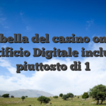 Il tabella del casino online Artificio Digitale include piuttosto di 1