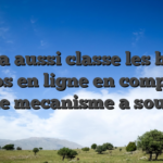 Il y’a aussi classe les bons casinos en ligne en compagnie de mecanisme a sous