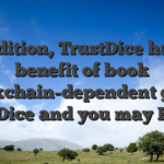 In addition, TrustDice has the benefit of book blockchain-dependent game such Dice and you may Freeze