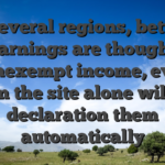 In several regions, betting earnings are thought nonexempt income, even when the site alone will not declaration them automatically