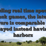 Including real time specialist desk games, the latest structure is comparable but is played instead having harbors