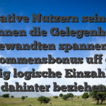 Innovative Nutzern sein eigen nennen die Gelegenheit, angewandten spannenden Willkommensbonus uff deren einzig logische Einzahlung dahinter beziehen