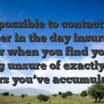It is possible to contact your earlier in the day insurance carrier when you find yourself being unsure of exactly how years you’ve accumulated