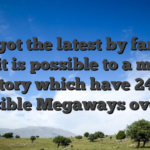 It’s got the latest by far the most it is possible to a method to victory which have 248,832 possible Megaways overall