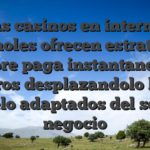 Las casinos en internet espanoles ofrecen estrategias sobre paga instantaneos, seguros desplazandolo hacia el pelo adaptados del sector negocio