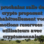 Les prochains salle de jeu crypto proposent habituellement vos promotions reservees aux utilisateurs avec cryptomonnaies