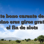 Levante bono carente deposito de casino eres giros gratis con el fin de slots
