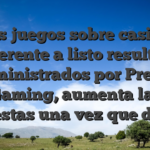 Los juegos sobre casino referente a listo resultan suministrados por Presto Gaming, aumenta las apuestas una vez que deseo