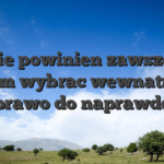 Ludzie powinien zawsze tym samym wybrac wewnatrz cos prawo do naprawde